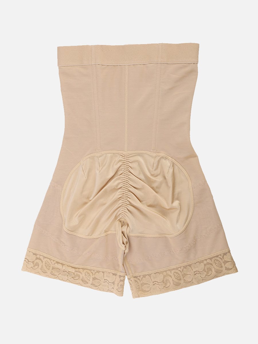 Butt Lift High Waisted Shapewear Shorts with Steel Bones - FirmaHold