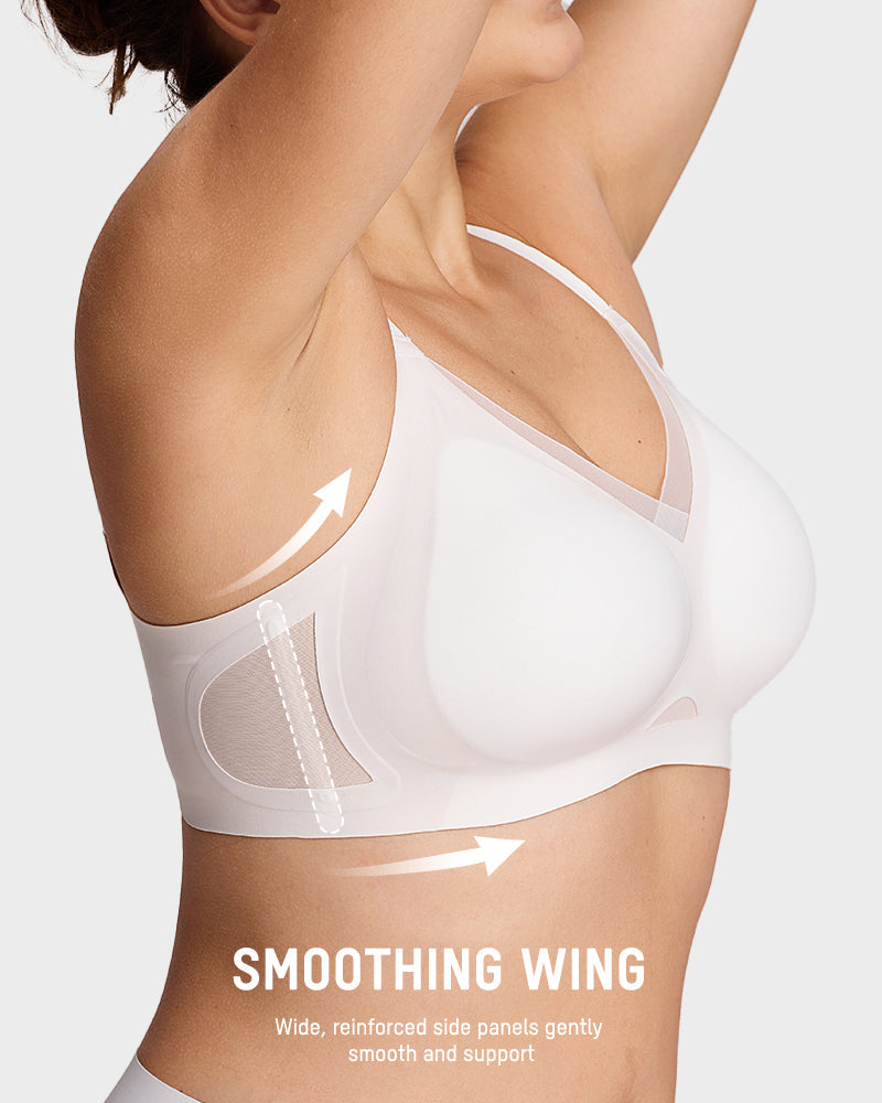 Mesh Crossover Wireless Lift Bra - FirmaBreeze