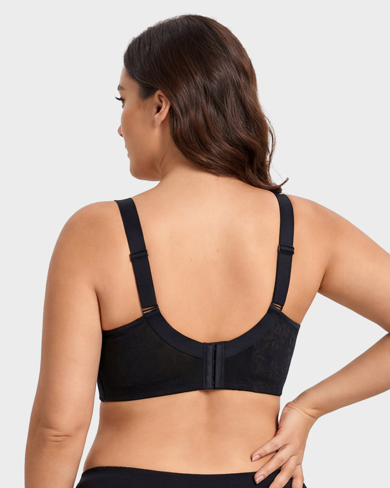 No-Bulk Full Coverage Lace Bra - FirmaLace