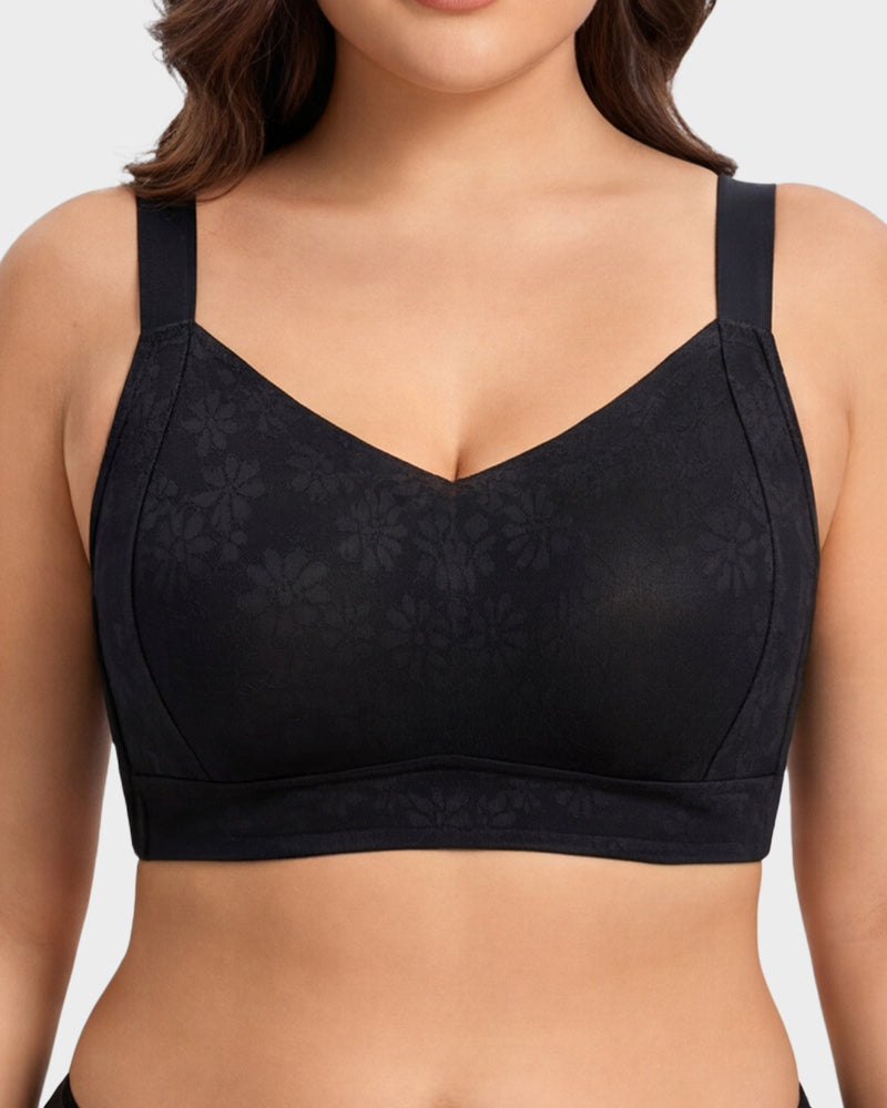 No-Bulk Full Coverage Lace Bra - FirmaLace