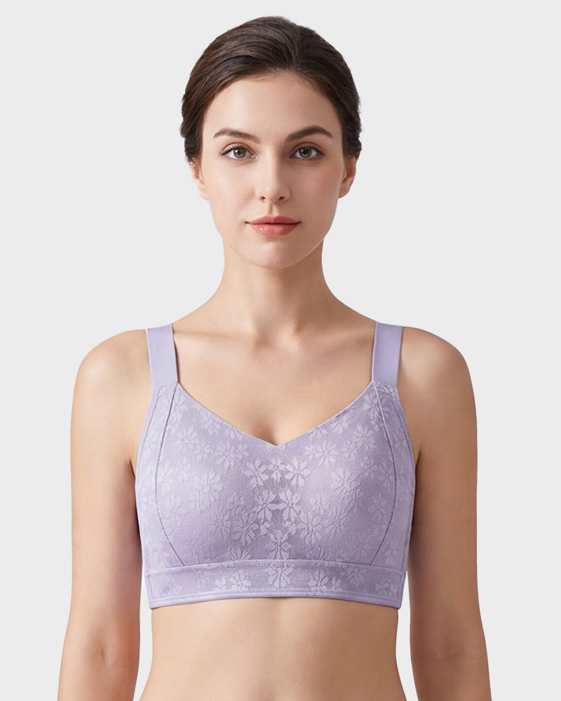 No-Bulk Full Coverage Lace Bra - FirmaLace