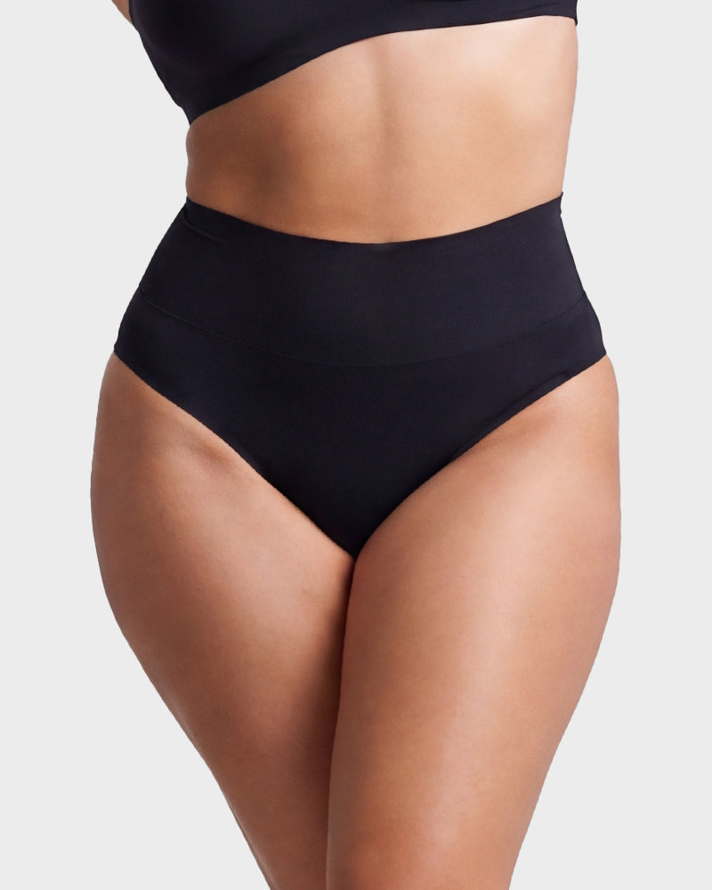 Seamless High-Waist Thong Underwear 5-Pack - FirmaSmooth