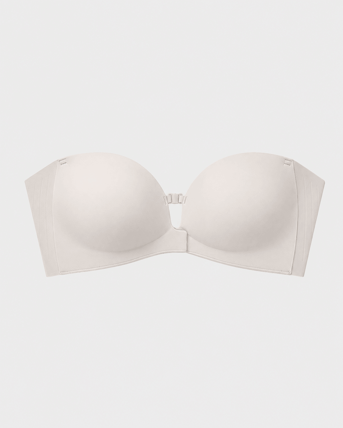No-Slip Front Closure Strapless Push-Up Bra - FirmStay