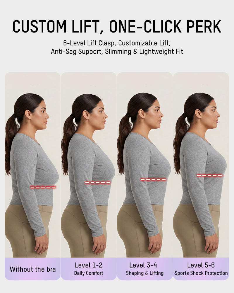 Wireless Lift Bra with Adjustable Clasp - FirmaLift