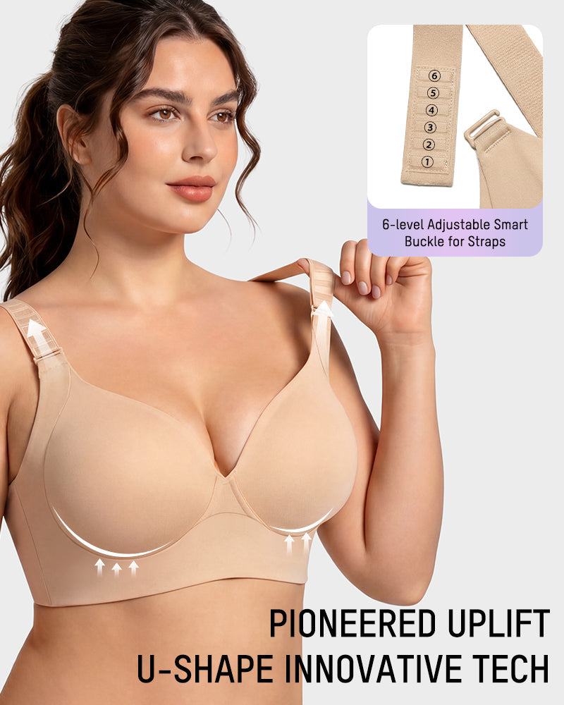 Wireless Lift Bra with Adjustable Clasp - FirmaLift