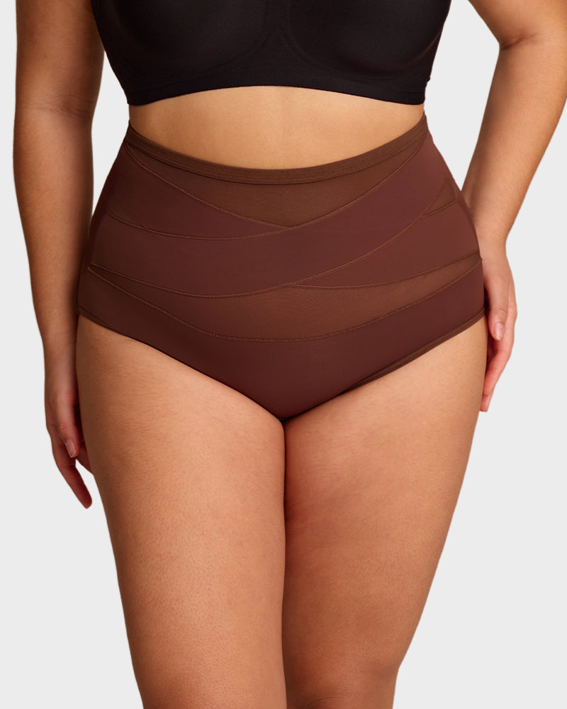 High-Waist Tummy Control Knickers 5-Pack - FirmaControl