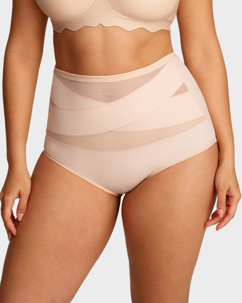 High-Waist Tummy Control Knickers 5-Pack - FirmaControl