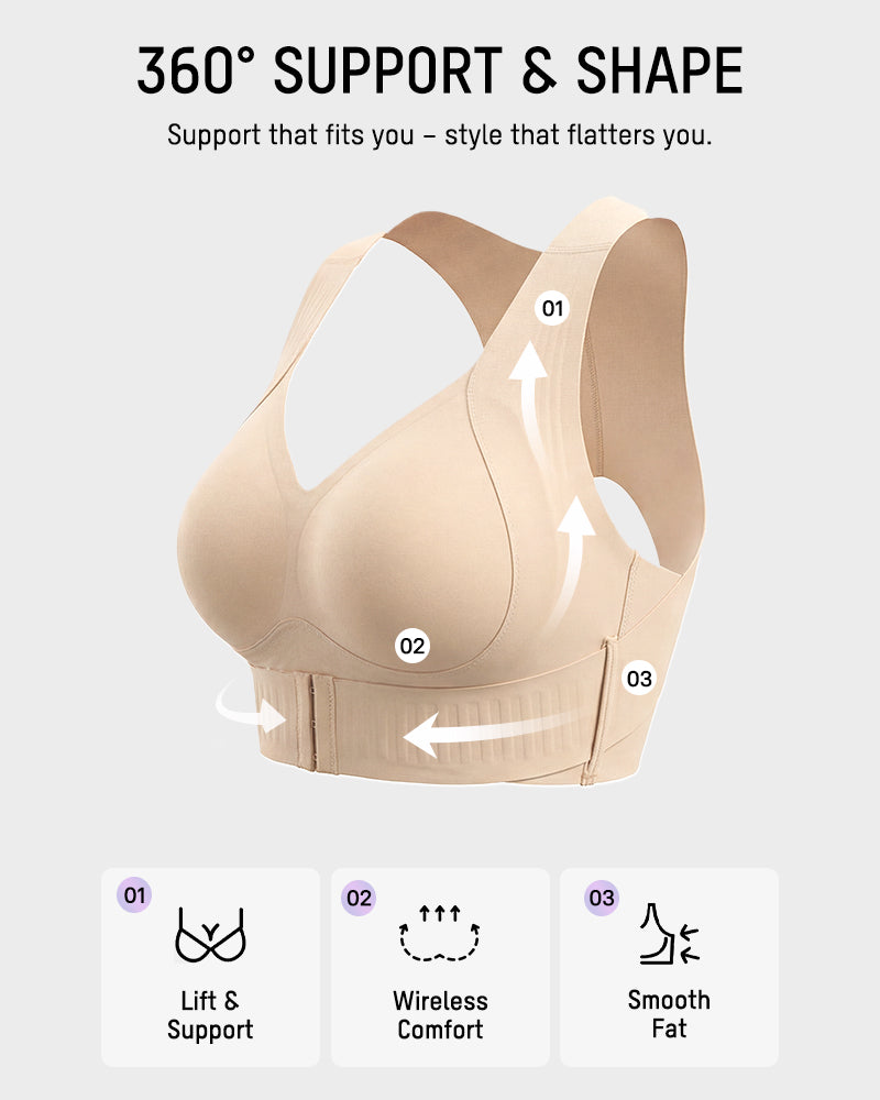 Posture Support Wireless Sports Bra - FirmaActive