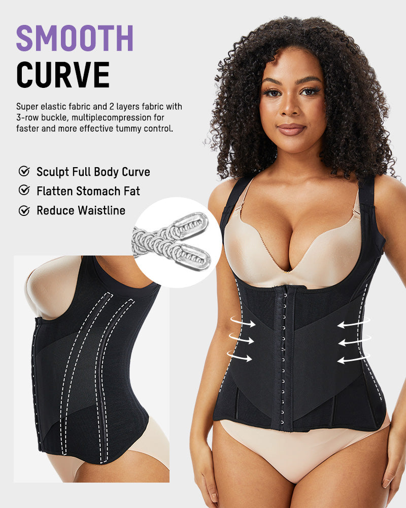 Double-Layer Power Mesh Waist Trainer - FirmaControl