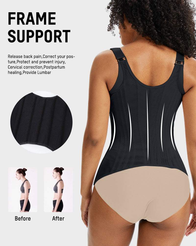 Double-Layer Power Mesh Waist Trainer - FirmaControl
