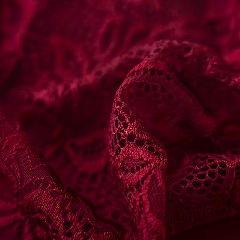 FloraLuxe™ 3PCS Embroidered Lace Panty Set