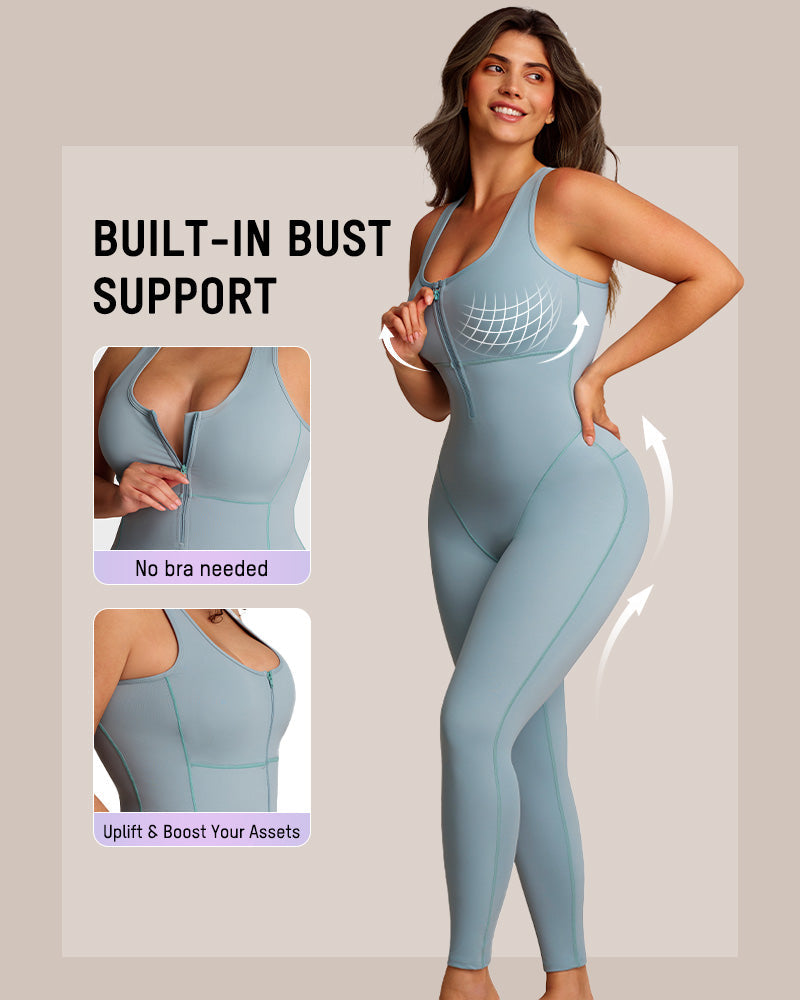 Sauna Workout Compression Jumpsuit - FirmaActive