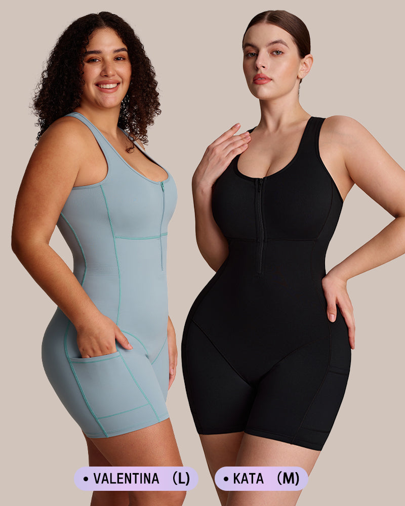 Sauna Sculpting Workout Romper - FirmaActive