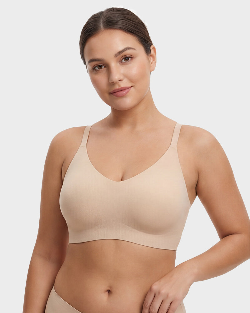 Seamless Backless Lace Bralette - FirmaLace