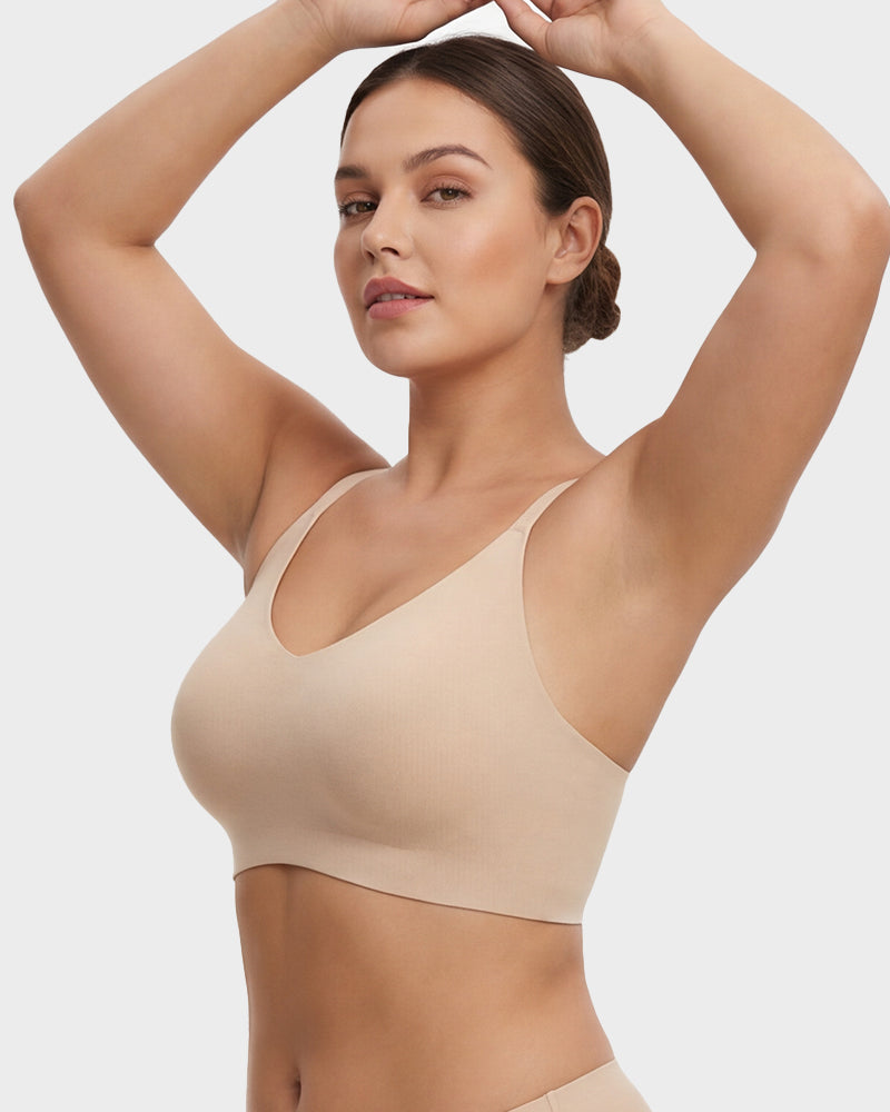 Seamless Backless Lace Bralette - FirmaLace