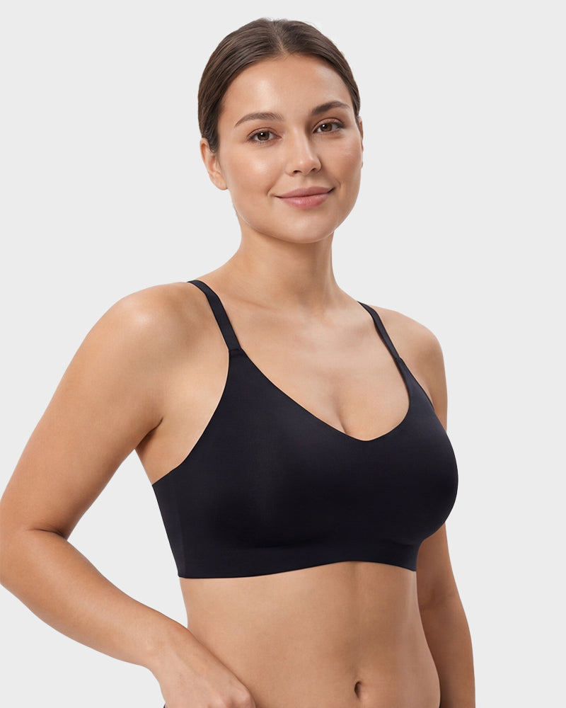 Seamless Backless Lace Bralette - FirmaLace