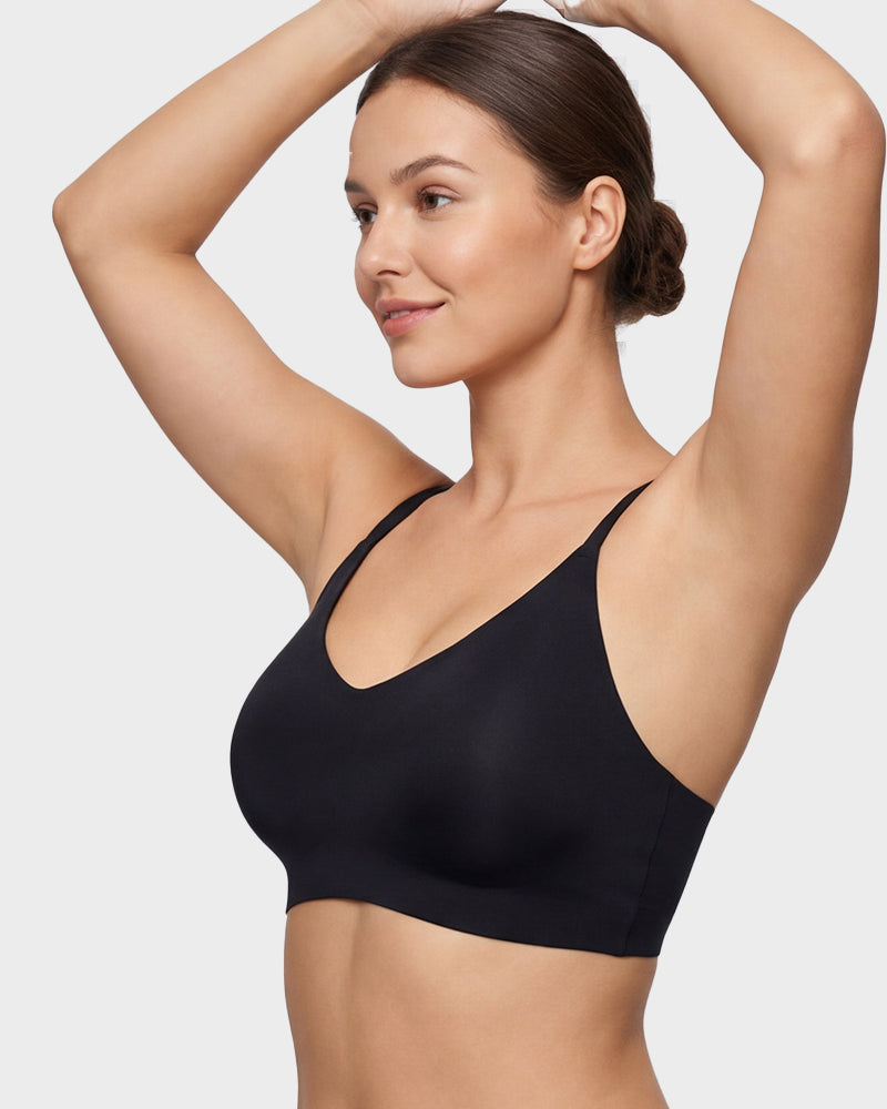 Seamless Backless Lace Bralette - FirmaLace