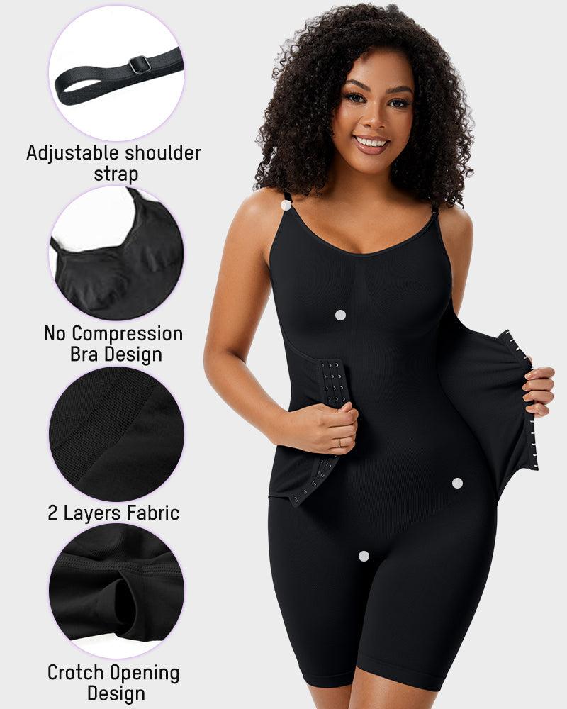 Seamless Double Compression Shaping Bodysuit - FirmaSculpt