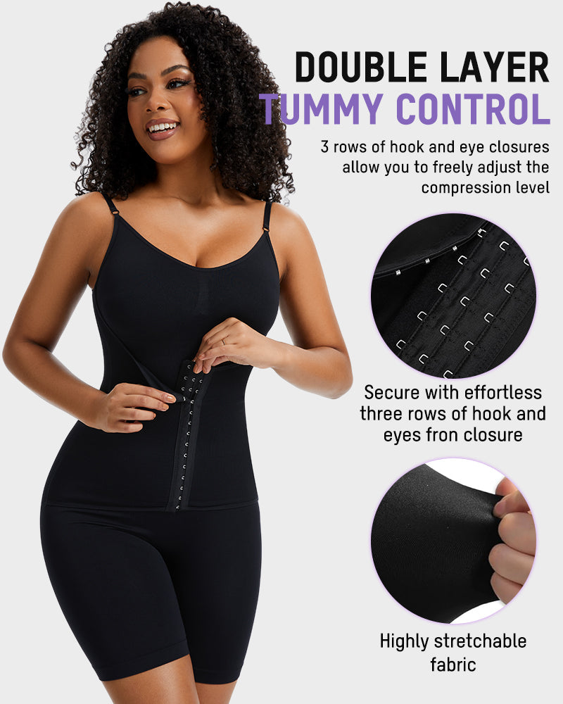 Seamless Double Compression Shaping Bodysuit - FirmaSculpt