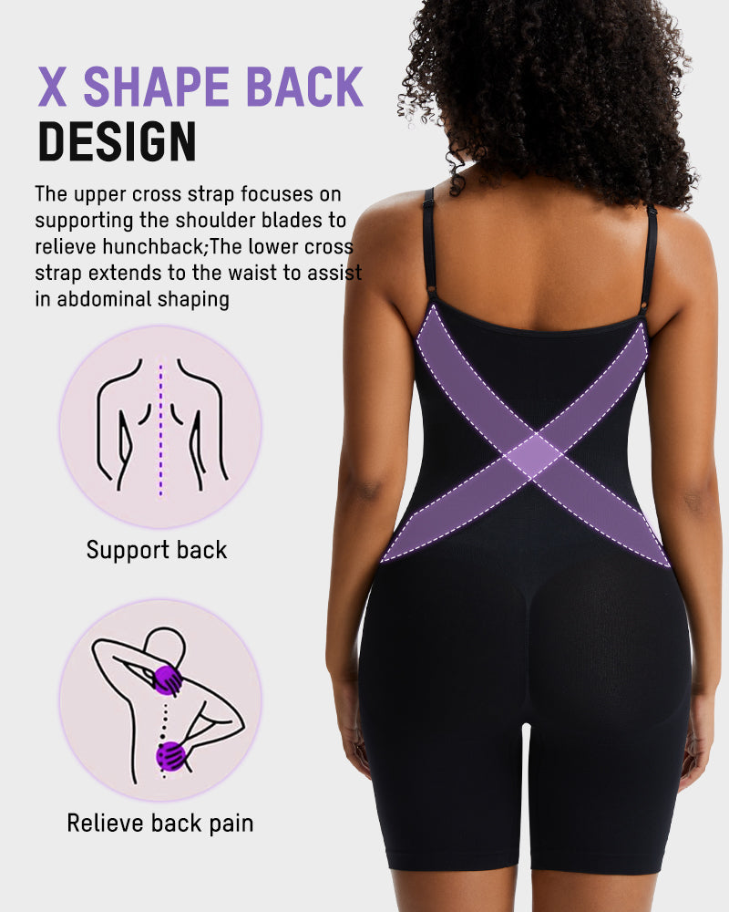 Seamless Double Compression Shaping Bodysuit - FirmaSculpt