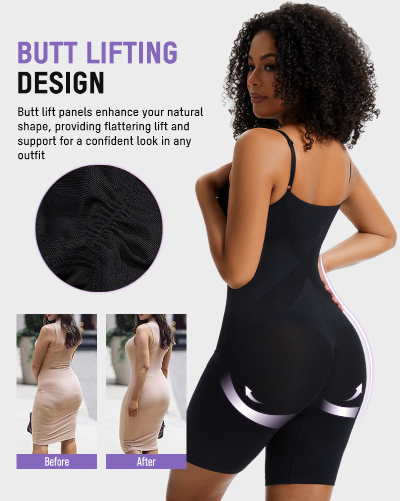 Seamless Double Compression Shaping Bodysuit - FirmaSculpt
