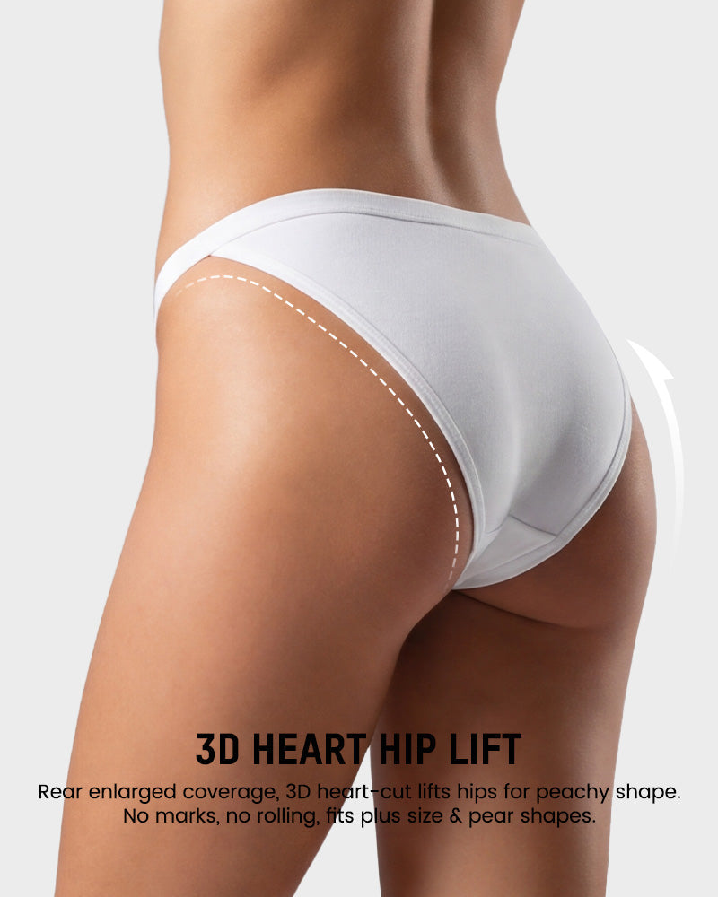Seamless High-Cut Briefs 5-Pack - FirmaSmooth
