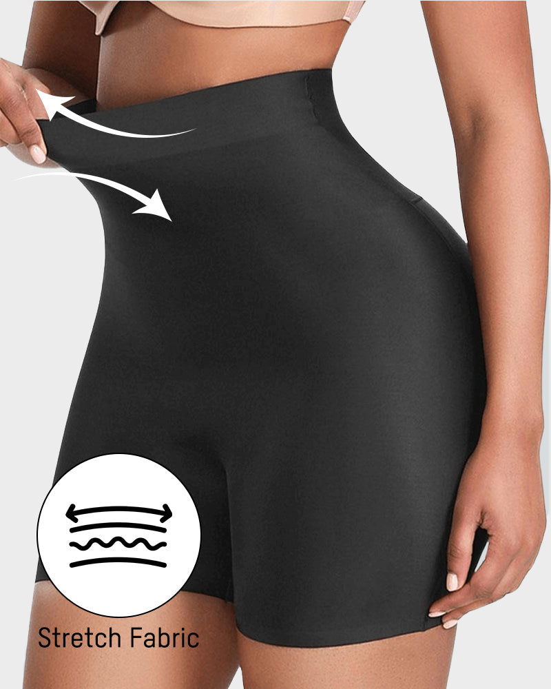 High-Waist Booty Lift Tummy Control Shapewear Shorts - FirmaControl