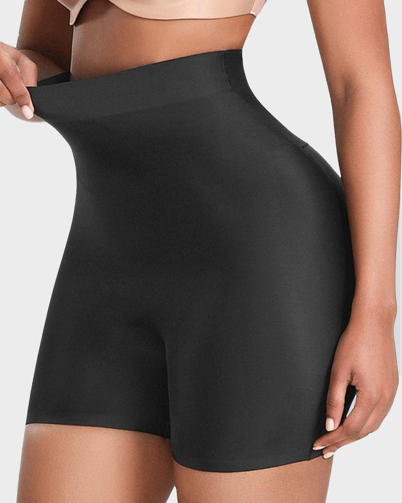High-Waist Booty Lift Tummy Control Shapewear Shorts - FirmaControl