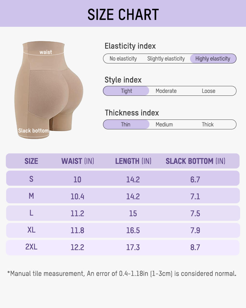High-Waist Booty Lift Tummy Control Shapewear Shorts - FirmaControl