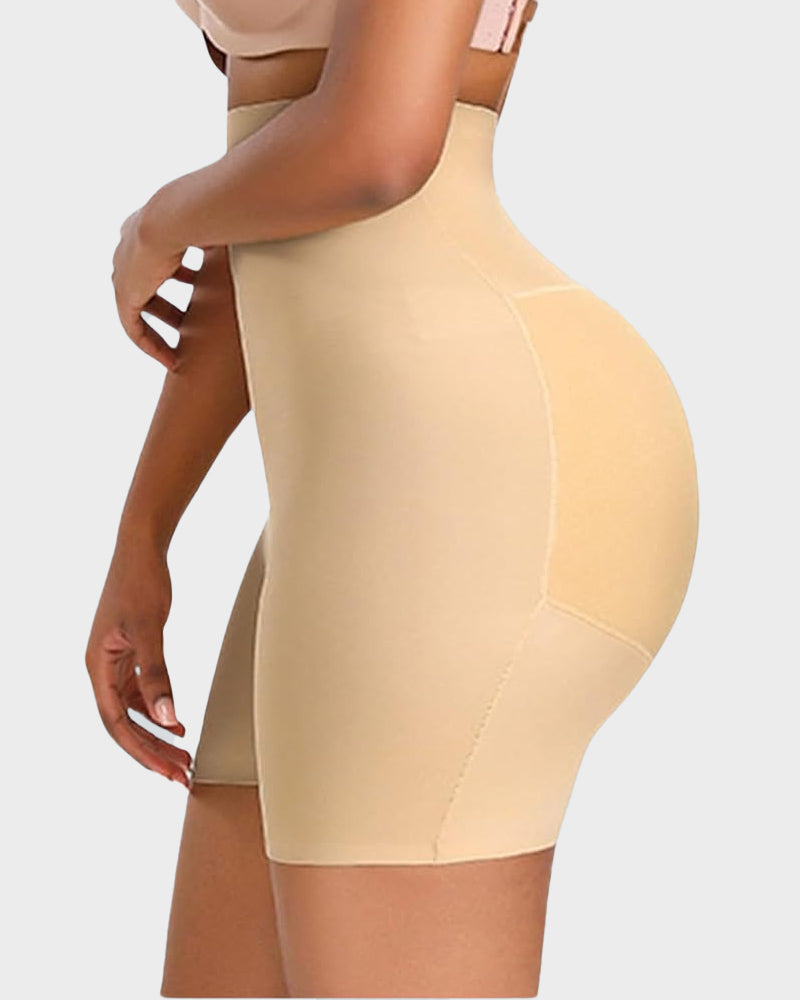 High-Waist Booty Lift Tummy Control Shapewear Shorts - FirmaControl