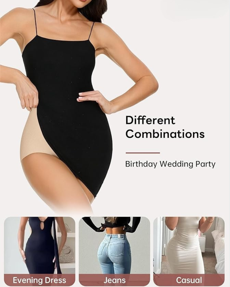 High-Waisted Tummy Control Shaping Briefs 3-Pack - FirmaControl