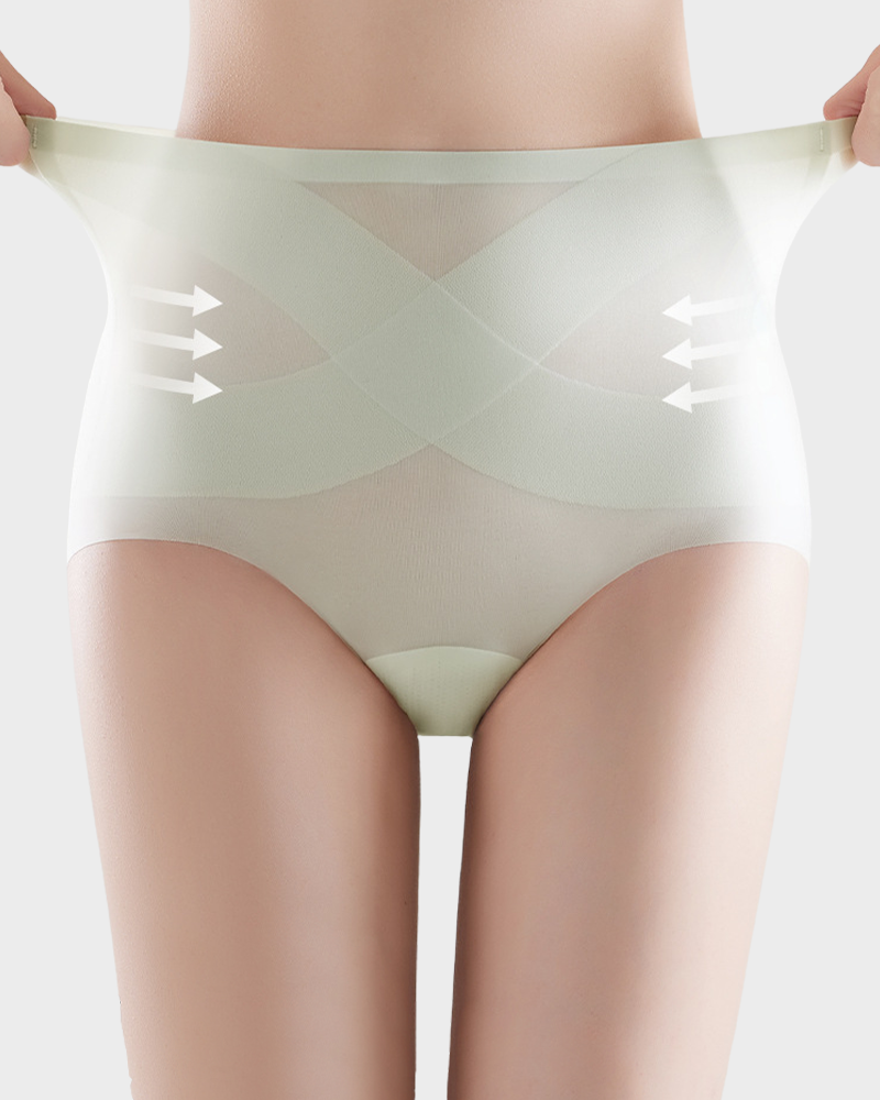 Seamless High-Waist Tummy Control Knickers 4-Pack - FirmaControl