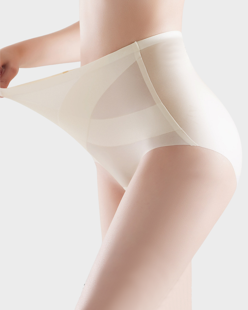 Seamless High-Waist Tummy Control Knickers 4-Pack - FirmaControl