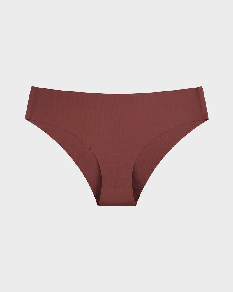Seamless Ice-Silk Low-Rise Knickers 5-Pack - FirmaSmooth