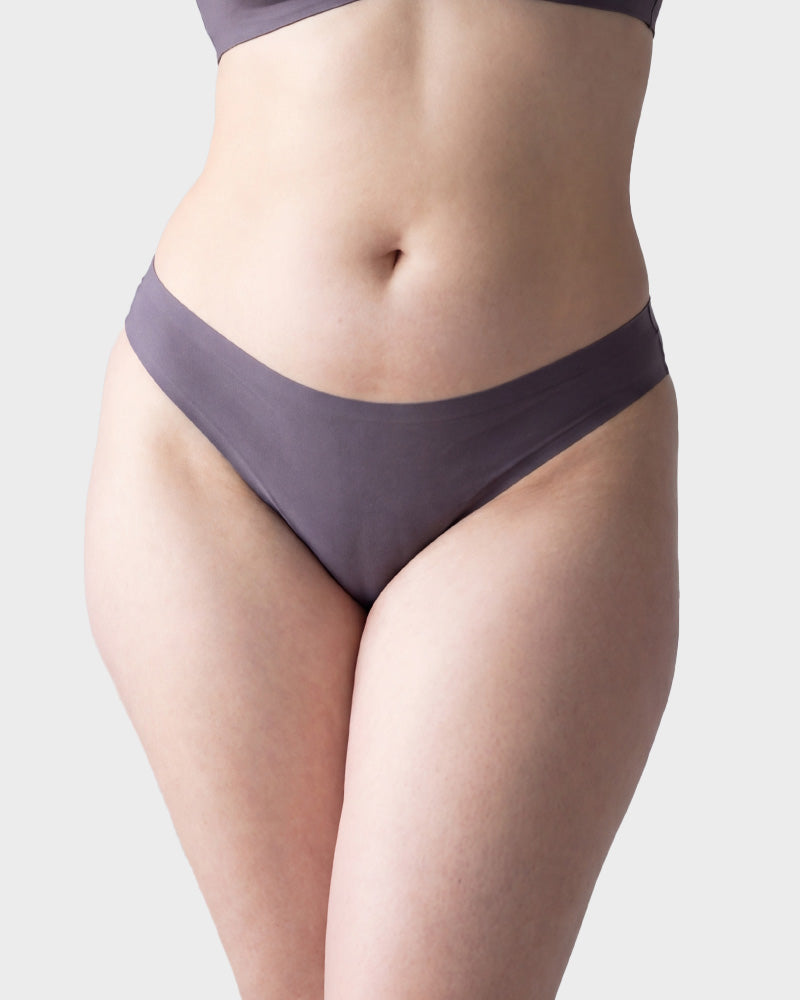 Seamless Ice Silk No-Show Thong Underwear 5-Pack - FirmaSmooth