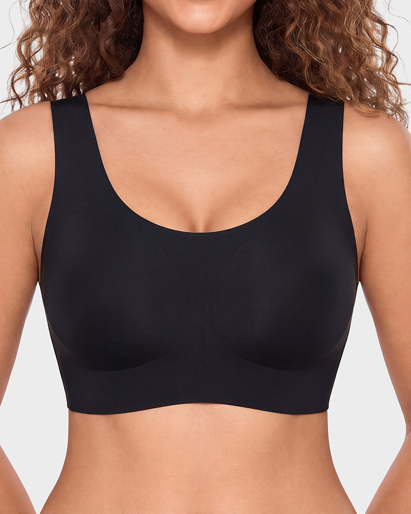Seamless Wireless Full-Coverage T-Shirt Bra - FirmaSmooth