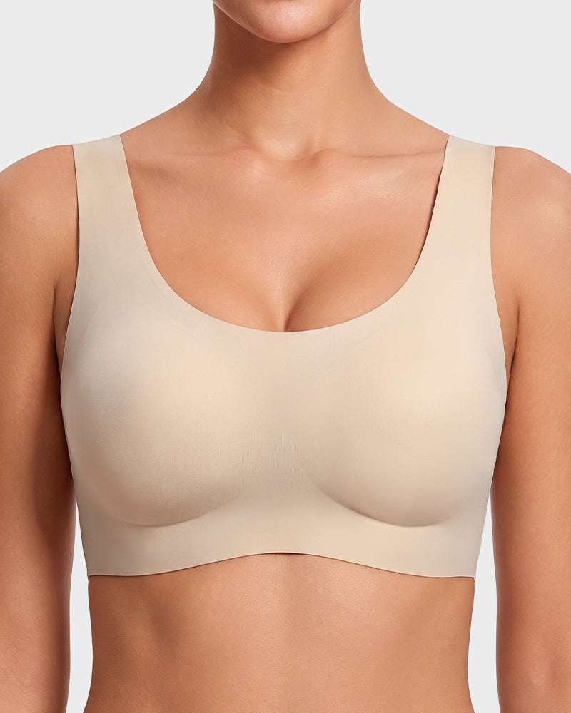 Seamless Wireless Full-Coverage T-Shirt Bra - FirmaSmooth