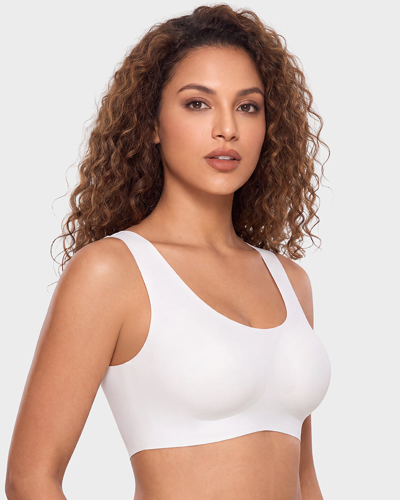 Seamless Wireless Full-Coverage T-Shirt Bra - FirmaSmooth