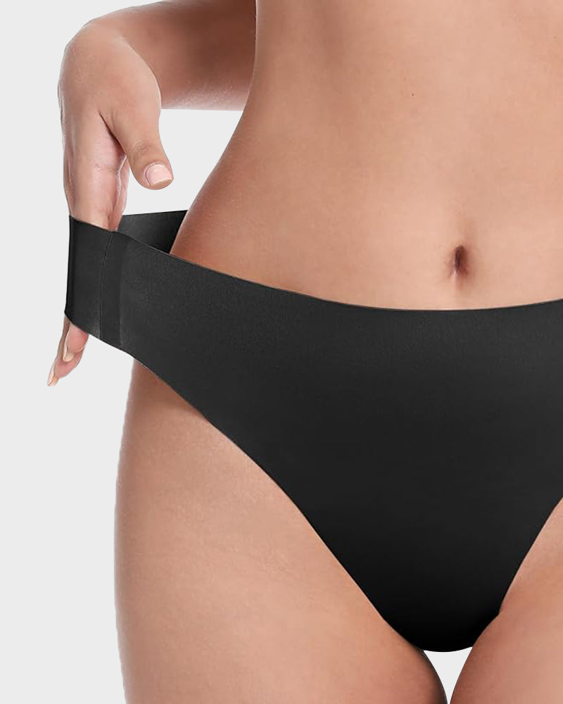 Seamless No-Show Thongs 5-Pack - FirmaSmooth