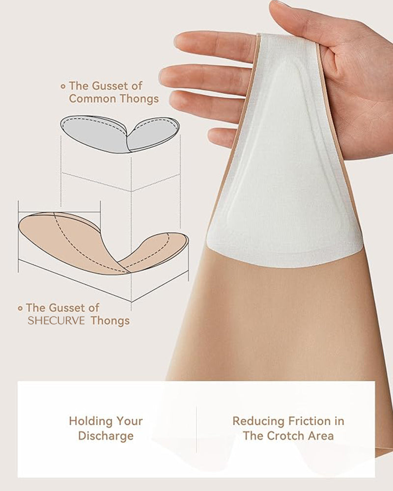 Seamless No-Show Thongs 5-Pack - FirmaSmooth