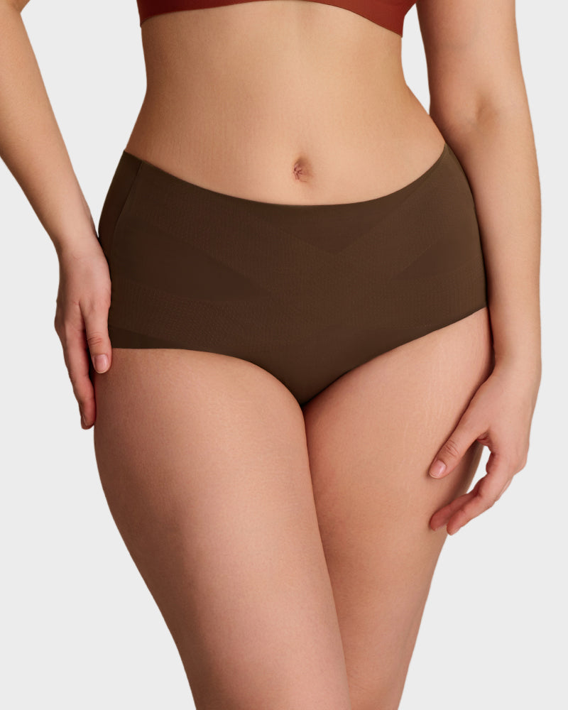 Seamless High-Waist Shaping Briefs 5-Pack - FirmaControl