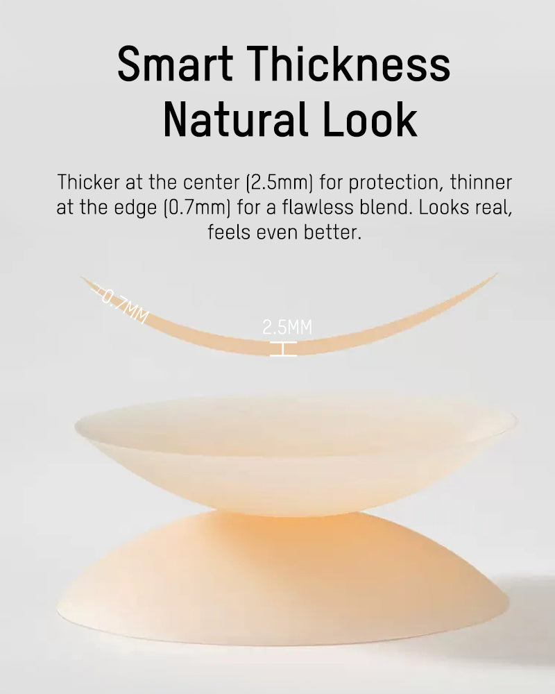 Seamless Non-Adhesive Nipple Covers 2-Pack - FirmaSmooth