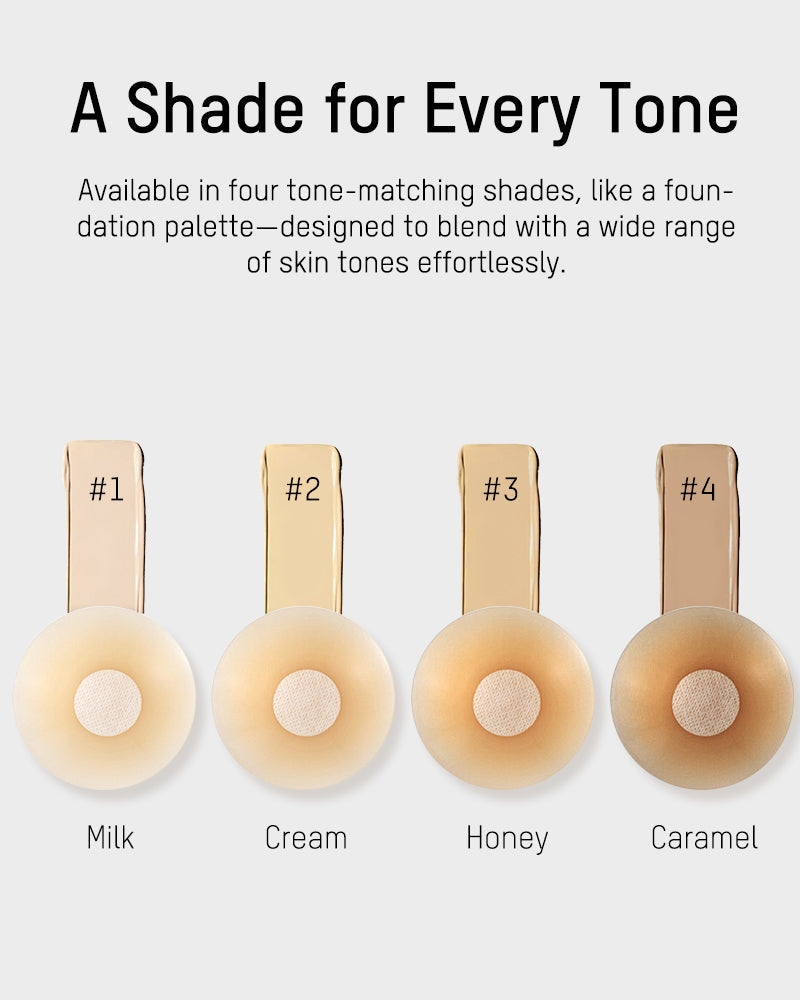 Seamless Non-Adhesive Nipple Covers 2-Pack - FirmaSmooth