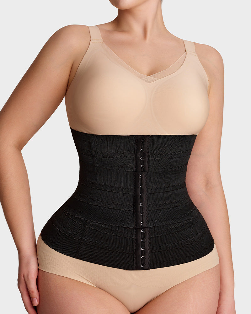 Segmented Steel-Boned Waist Trainer Corset - FirmaControl