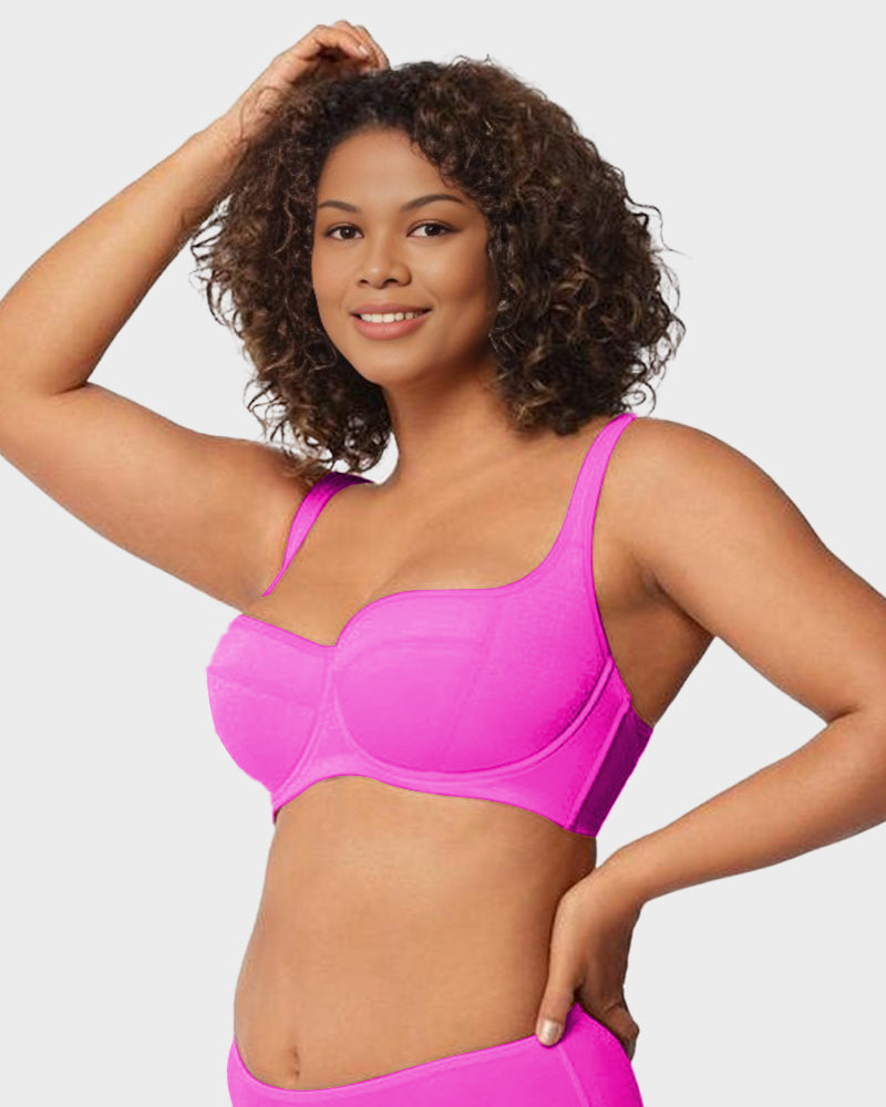 Shimmer Lightly Padded Balconette Bra - FirmaLace
