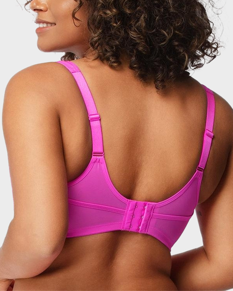 Shimmer Lightly Padded Balconette Bra - FirmaLace
