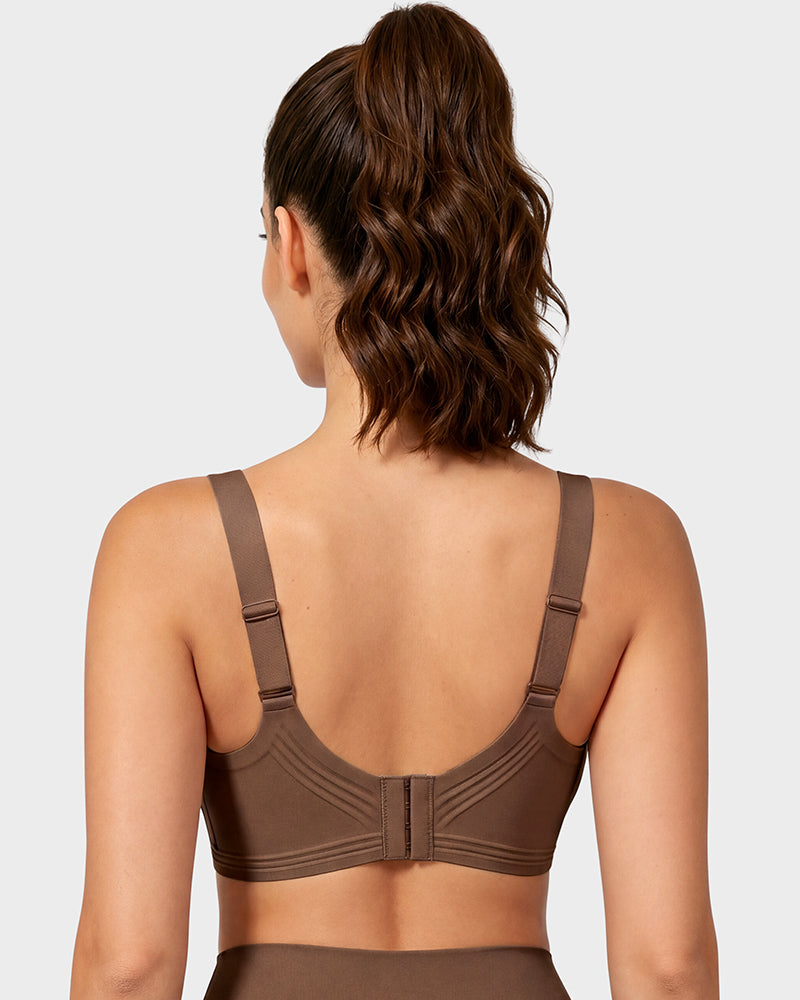 Shock-Absorbing Wireless Sports Bra for Fuller Busts - FirmaActive