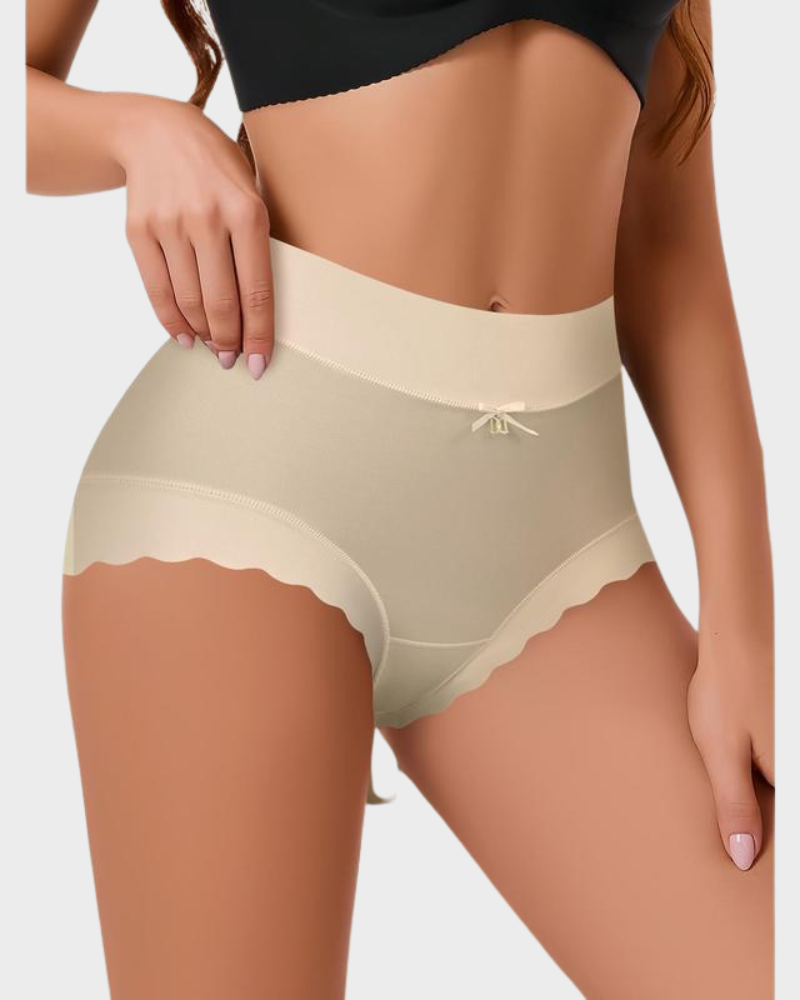 Silky High-Waist Seamless Briefs 6-Pack - FirmaSmooth