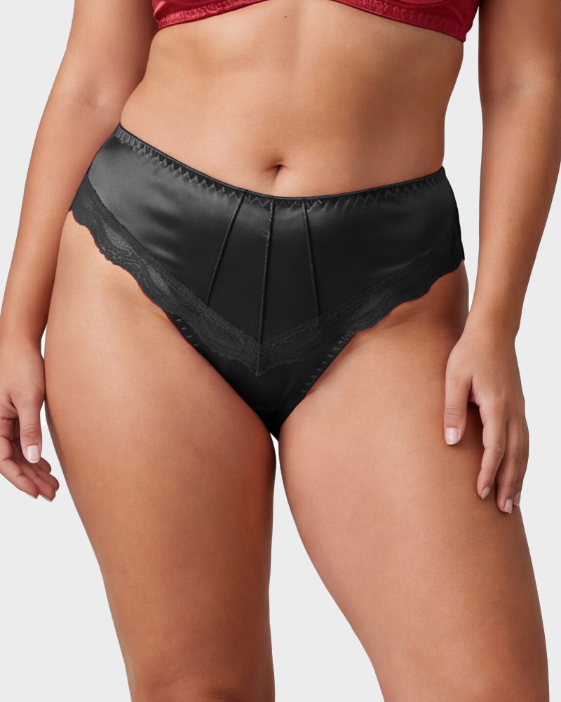 Silky Lace Seamless Bikini Underwear 5-Pack - FirmaLace