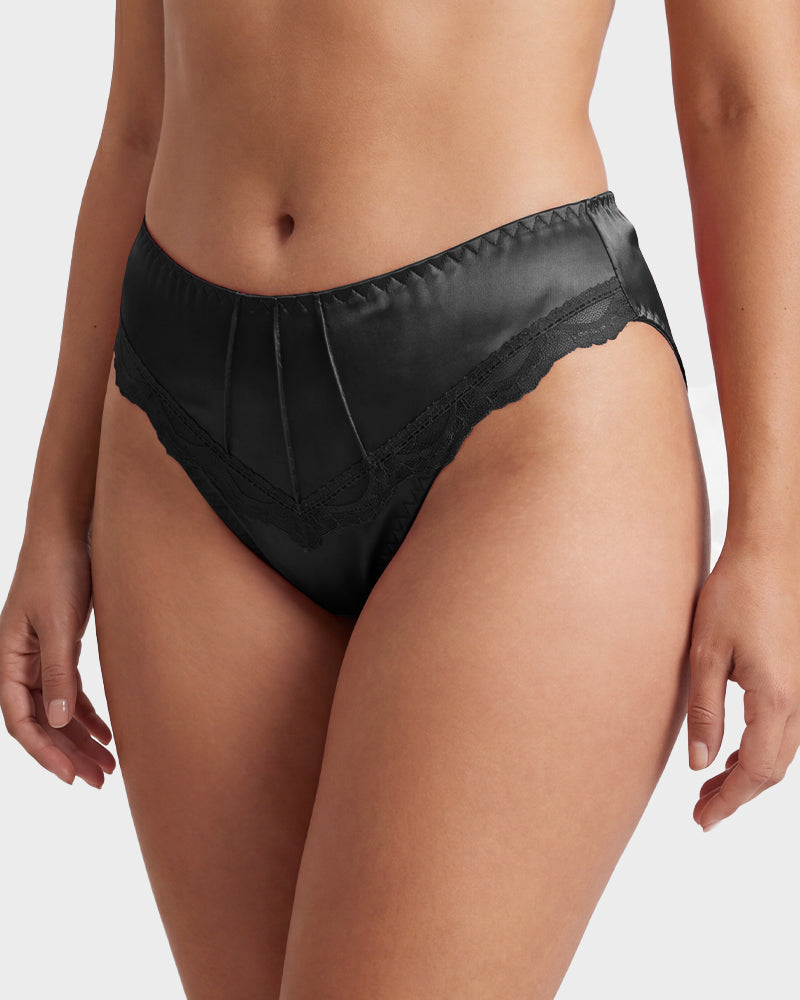 Silky Lace Seamless Bikini Underwear 5-Pack - FirmaLace